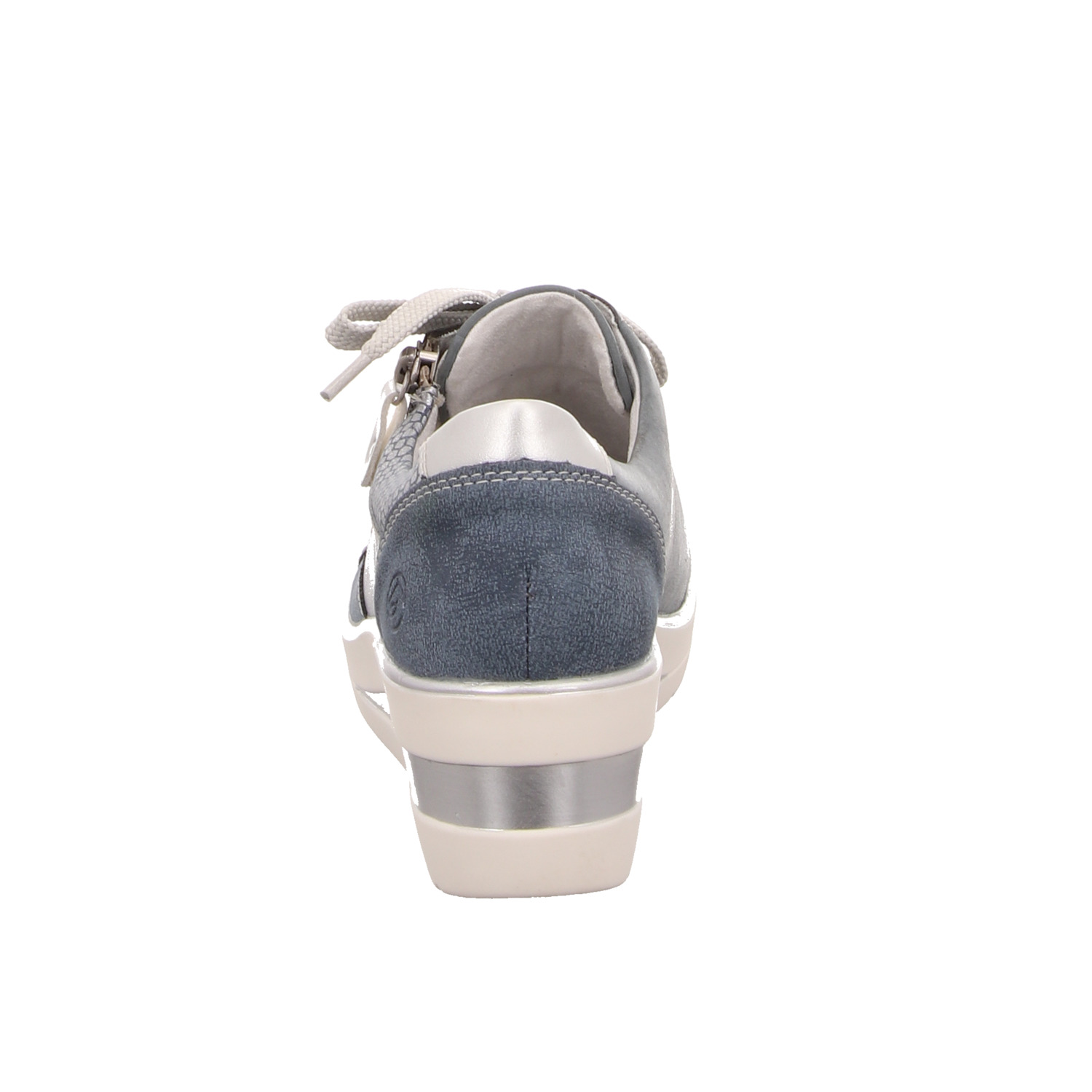 Remonte Schnürhalbschuh blau