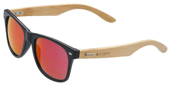 Lunettes Cairn Hybrid Mat Black Red
