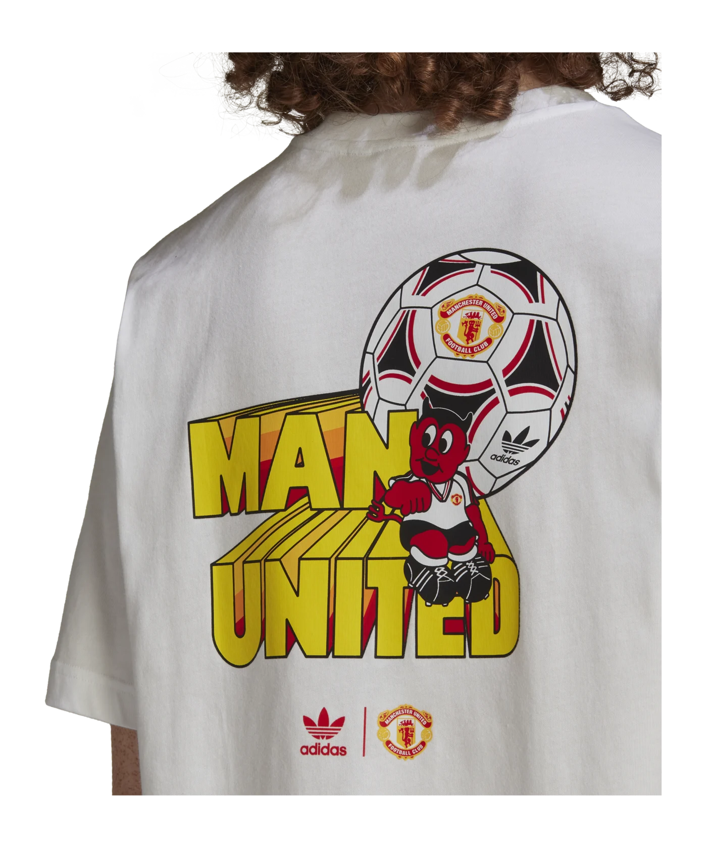 adidas Originals Manchester United T-Shirt Weiss