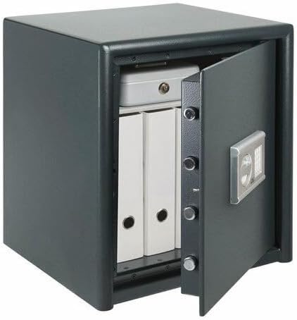 Burg-Wächter Kurzwaffentresor mit elektronischem Zahlenschloss, Magno, Widerstandsgrad 0, Einbruchschutz EN 1143-1, VdS-geprüft, 51 l, 80 kg, Magno M 540 E, Schwarz