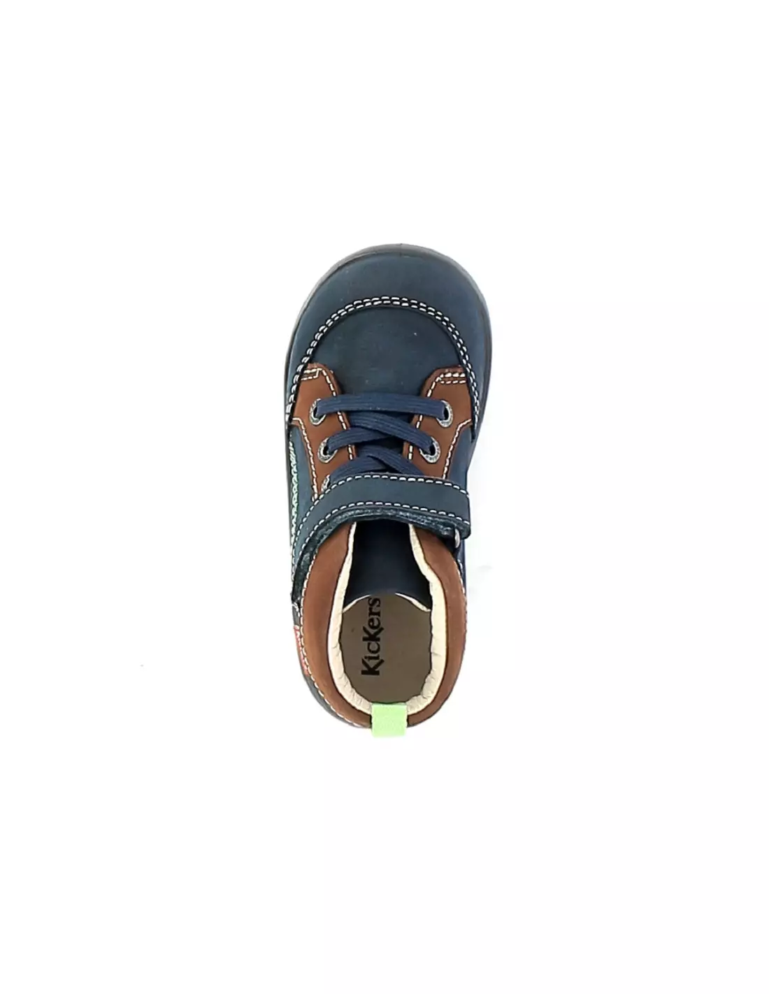 KICKERS KINOE - Bottes Marinemarrontricolore