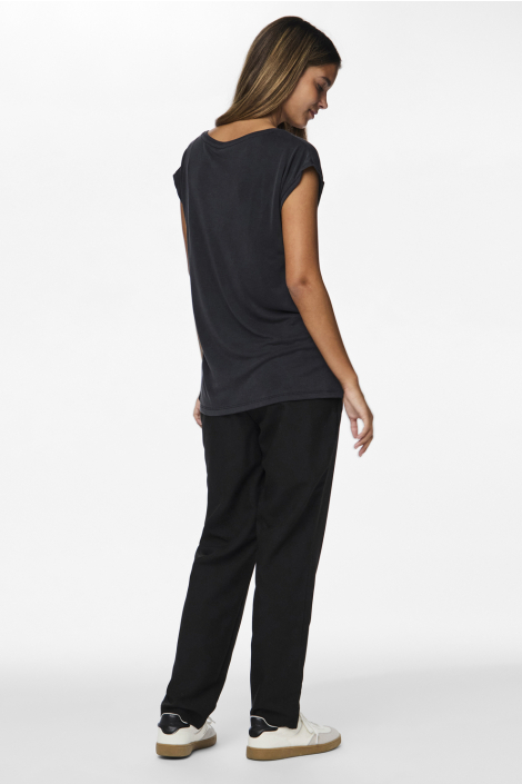 Pieces zwarte dames t-shirt