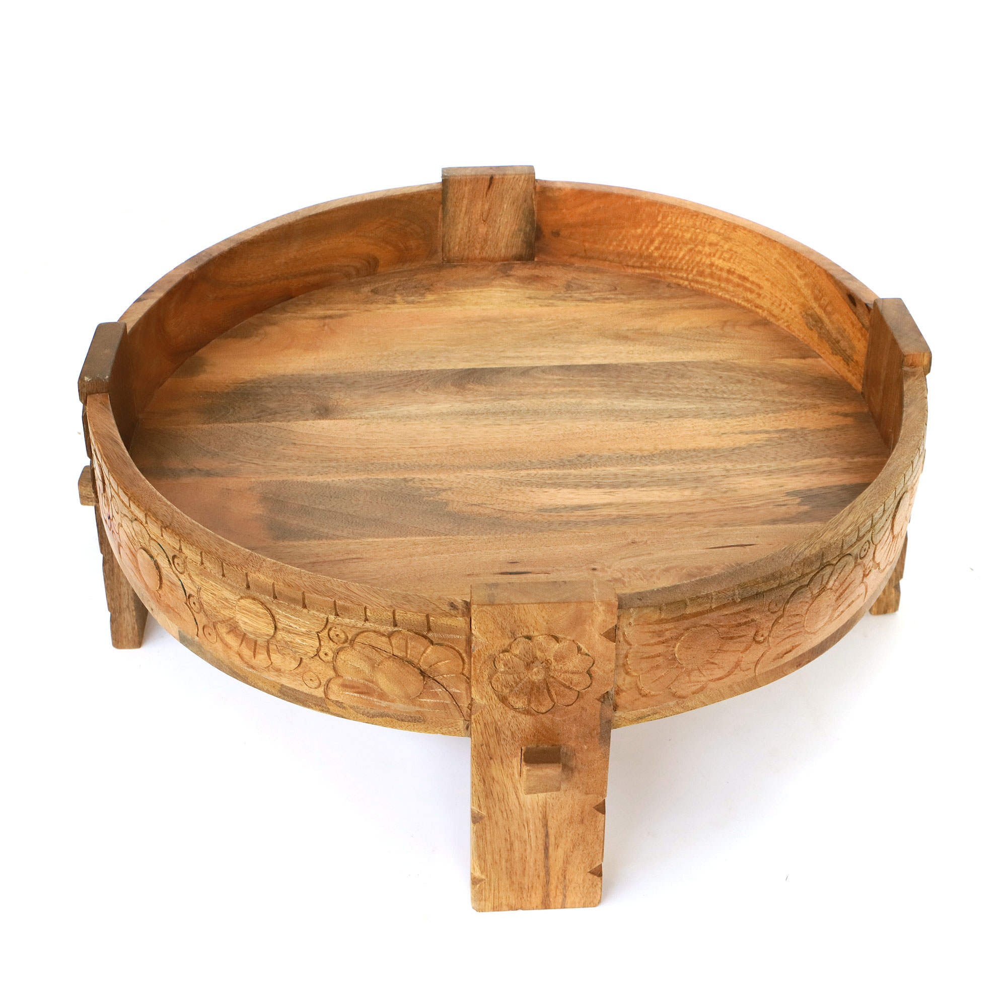 Couchtisch 'Grinder', natur, Ø 72 cm, H 28 cm von fischer's lagerhaus