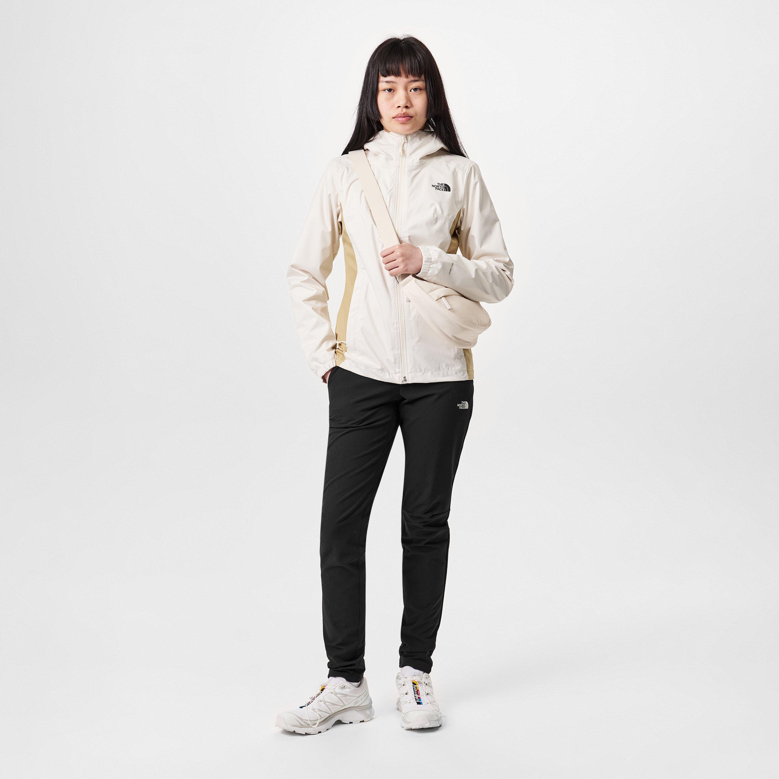 The North Face The North Face W Quest Zip In - Eu White Dune/Khak Puffer Jacket Womens