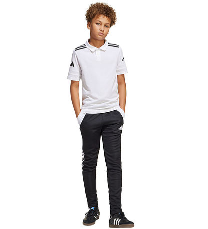 adidas Performance Polo - SQ25 C - Weiß/Schwarz