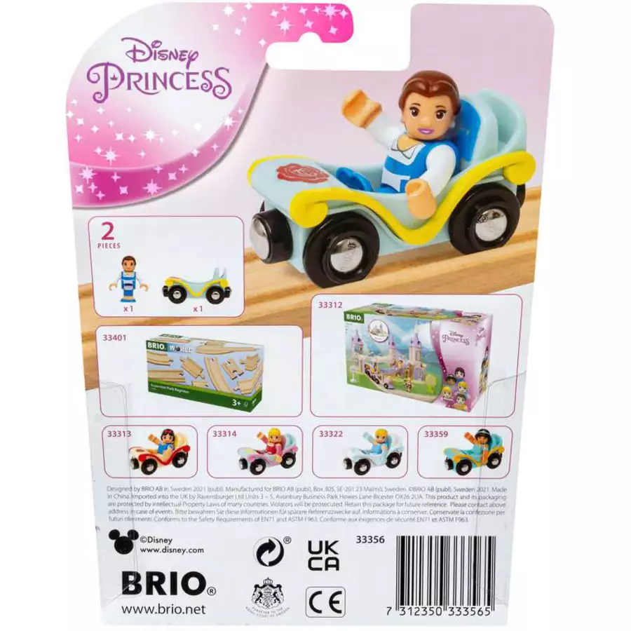 Brio BRIO  Princess Belle mit Waggon bunt