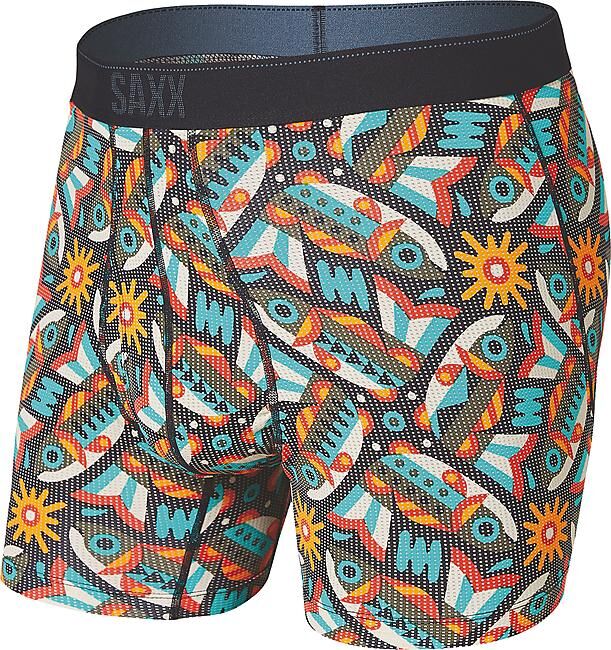 SAXX UNDERWEAR - QUEST QUICK DRY MESH BOXER BRIEF FLY