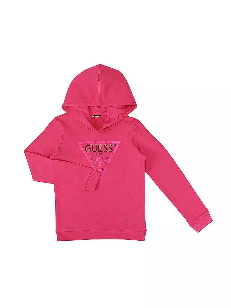 GUESS Mädchen Kapuzensweater - Hoodie pink