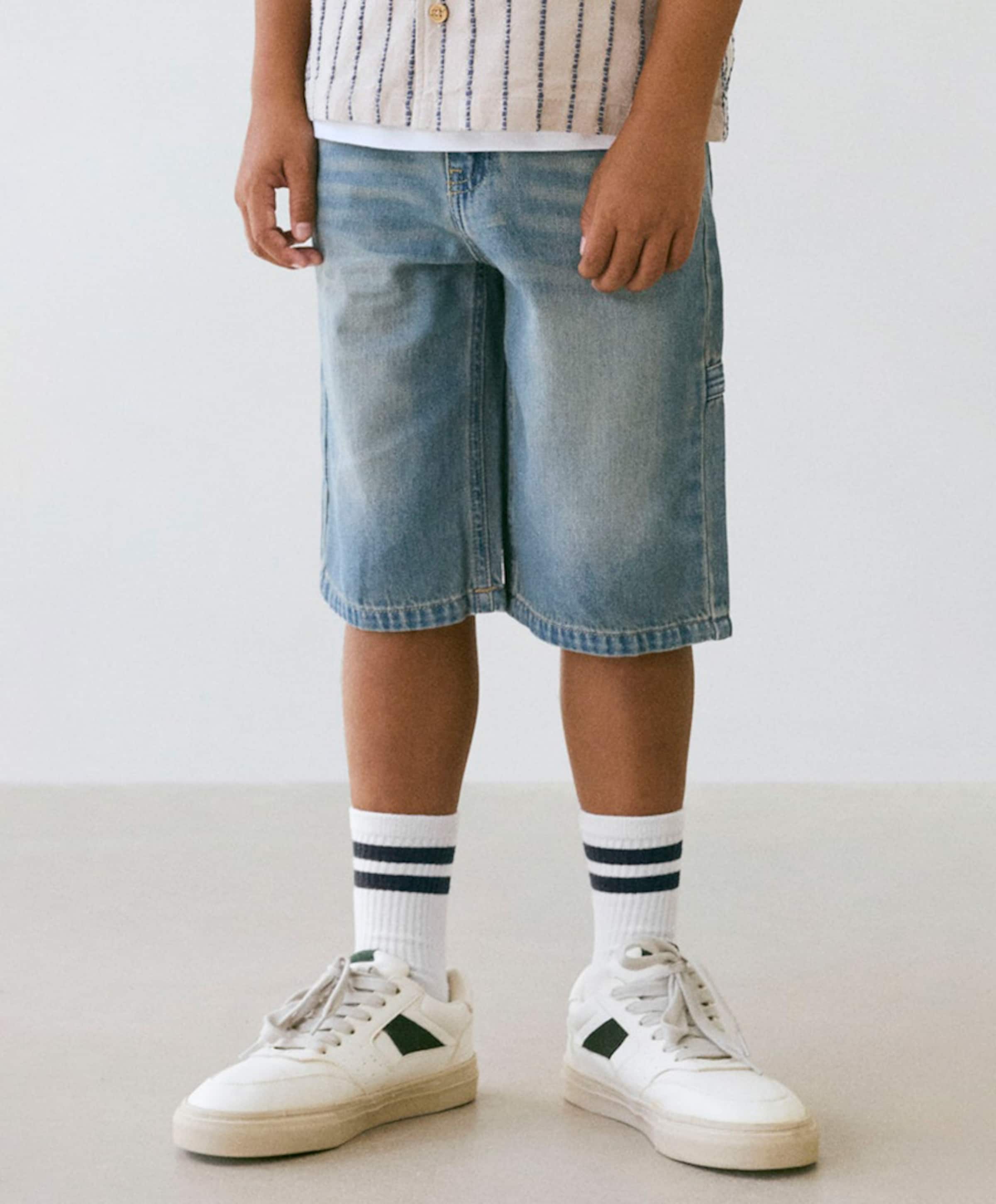 Name it NKMRYAN REG DNM BERMUDA 3550-OZ H jongens korte broek blauw