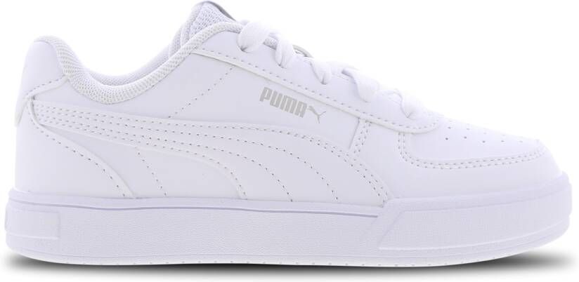 PUMA Caven Sneakers Wit Grijs Kinderen Back To School