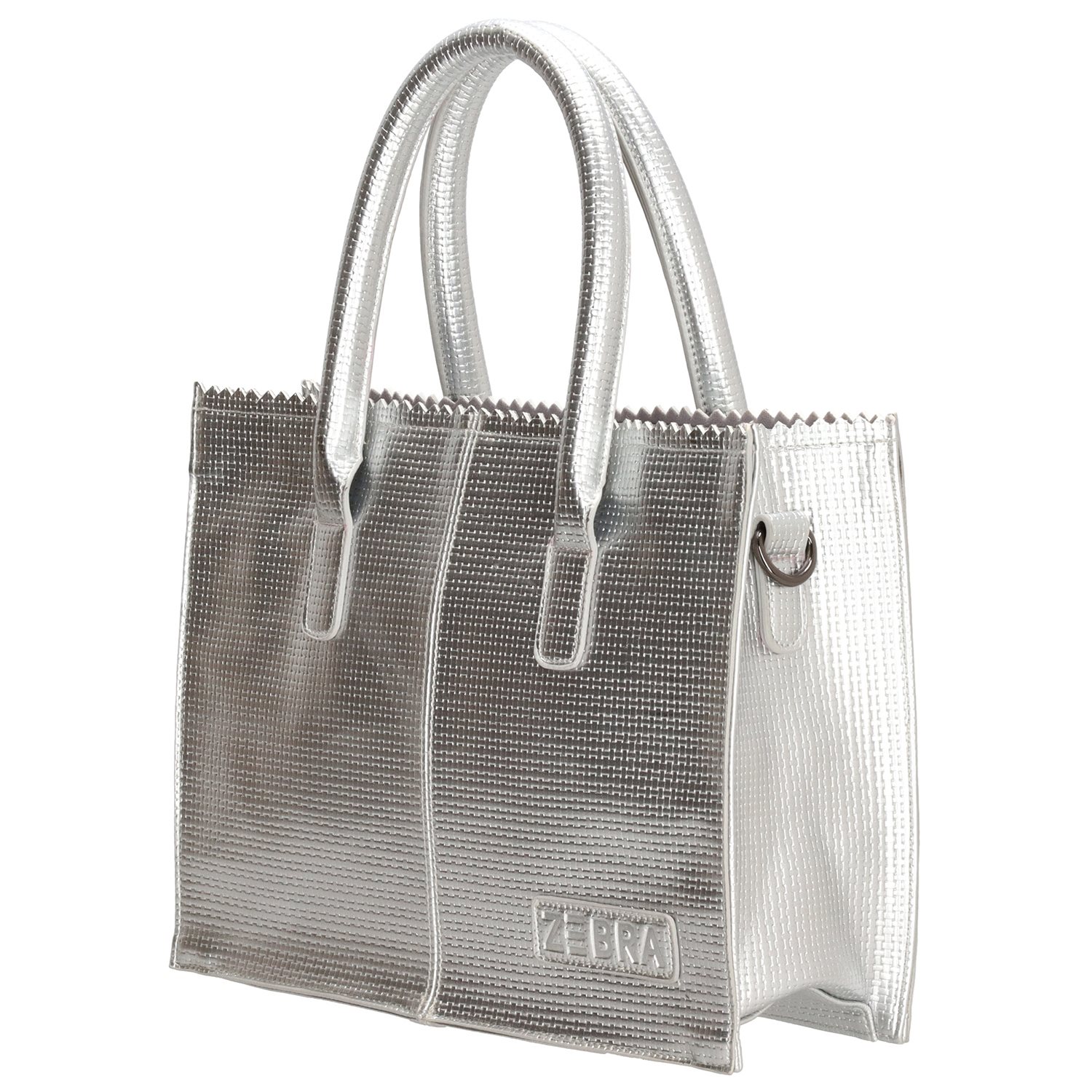 Zebra Trends Emilia Handtas zilver