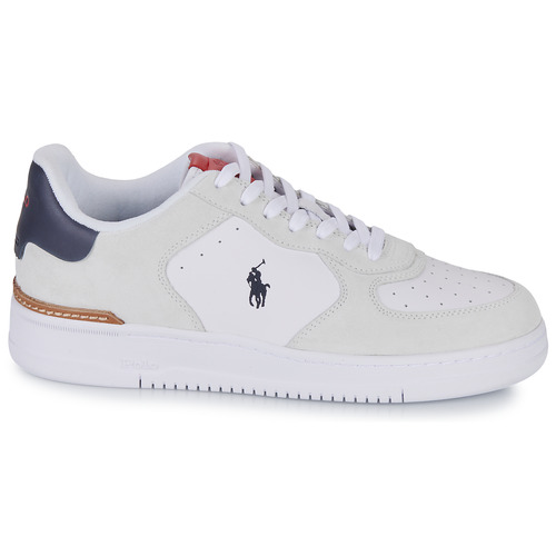 Polo Ralph Lauren - MASTERS CRT-SNEAKERS-LOW TOP LACE Blanco / Rojo / Marino