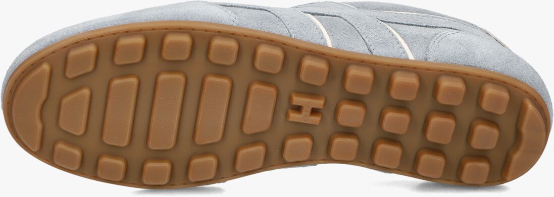 blauwe hogan lage sneakers h693 allacciato h