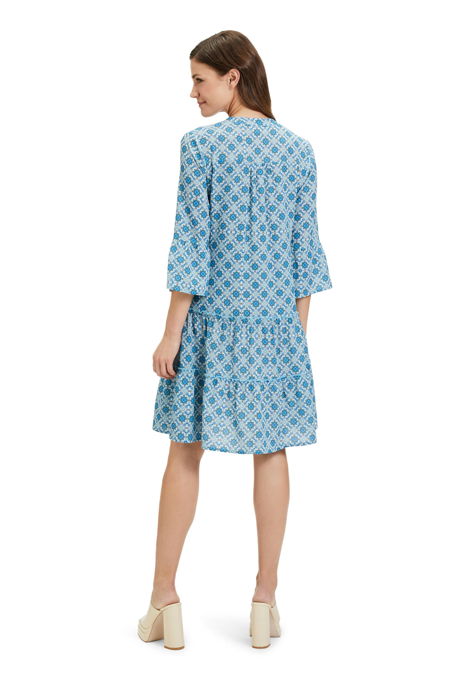 Cartoon| Damen Casual-Kleid mit Stufen