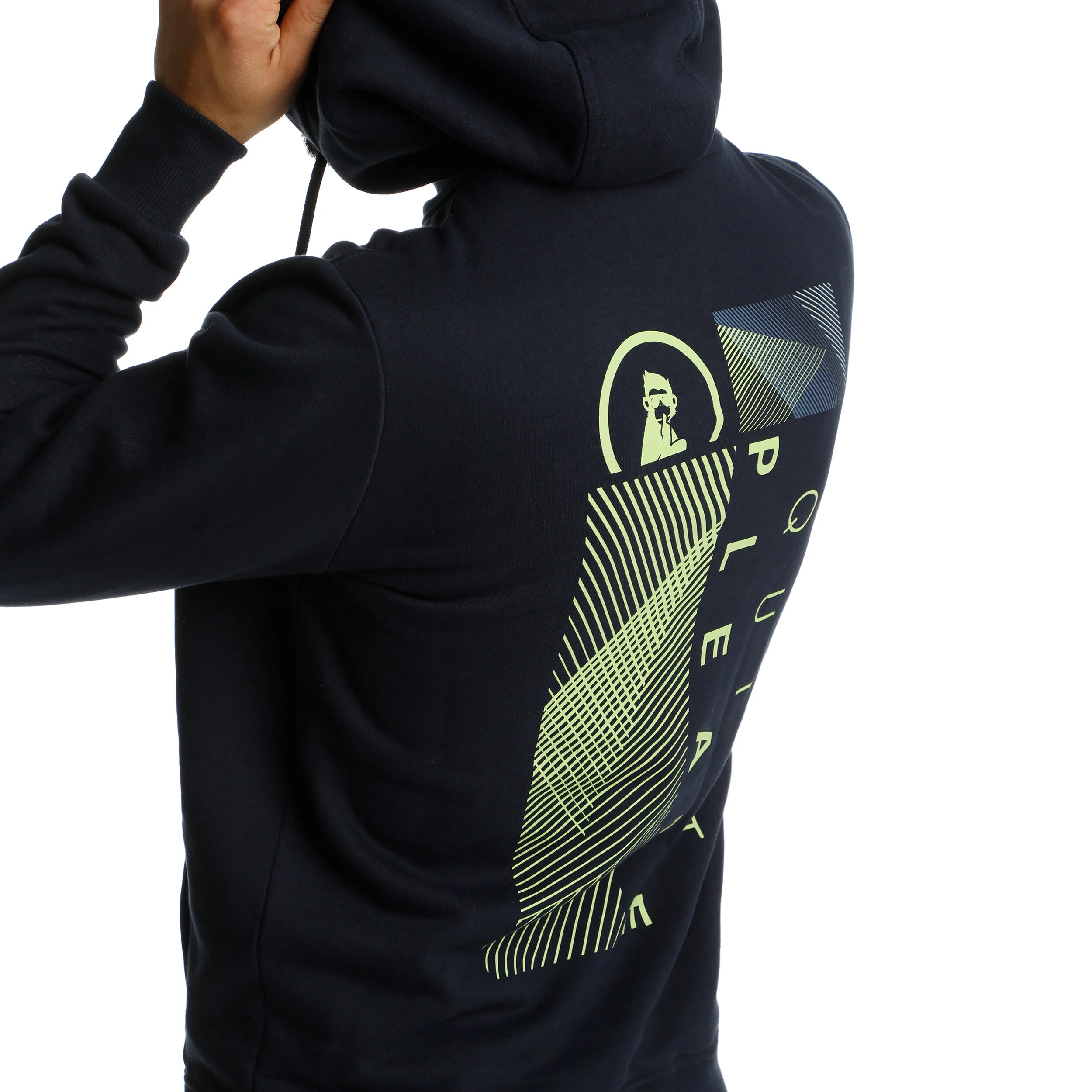 Quiet Please Tile Sweat À Capuche Hommes - Bleu Foncé