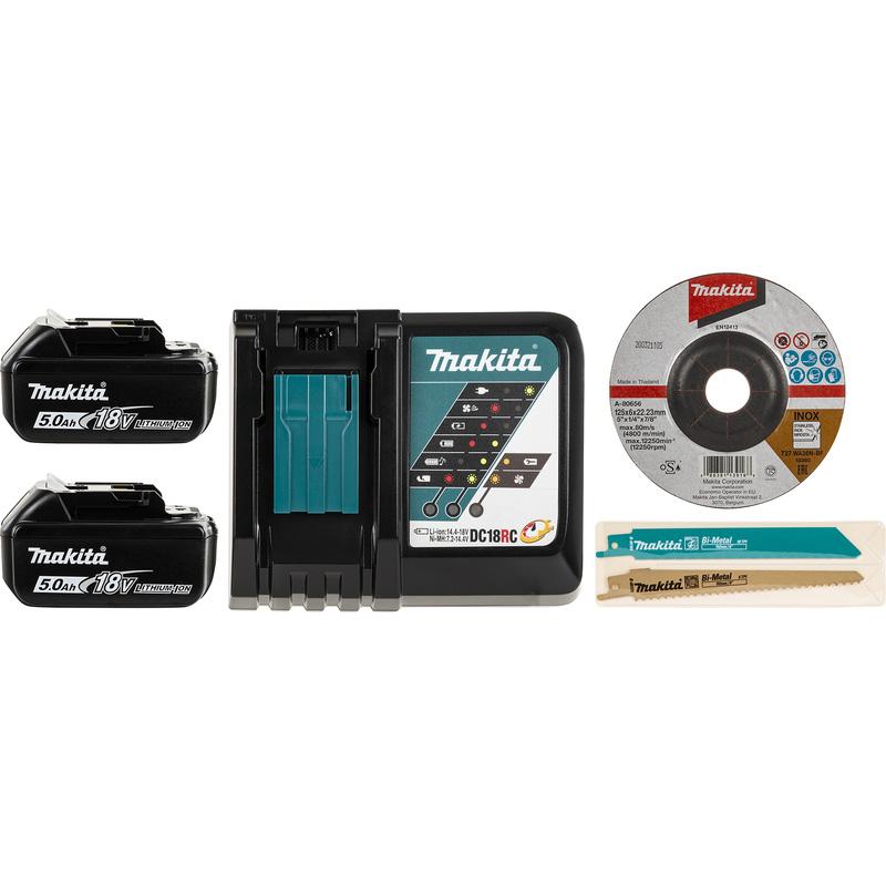 Makita DK371NX combopack 18V Li-ion 2x 5,0Ah