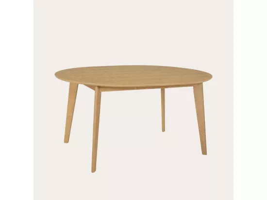 Table à manger extensible en bois massif naturel 120x75