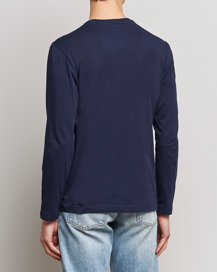 Lacoste Long Sleeve Crew Neck T-Shirt Navy