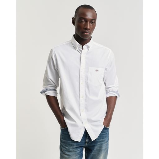 GANT Seasonal Essential Archive Shield Skjorte, White, L
