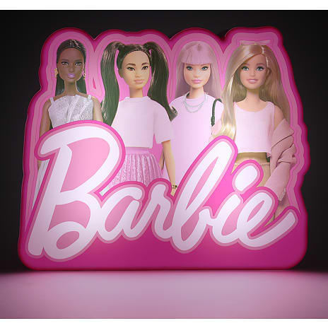Barbie lampe - lyserød
