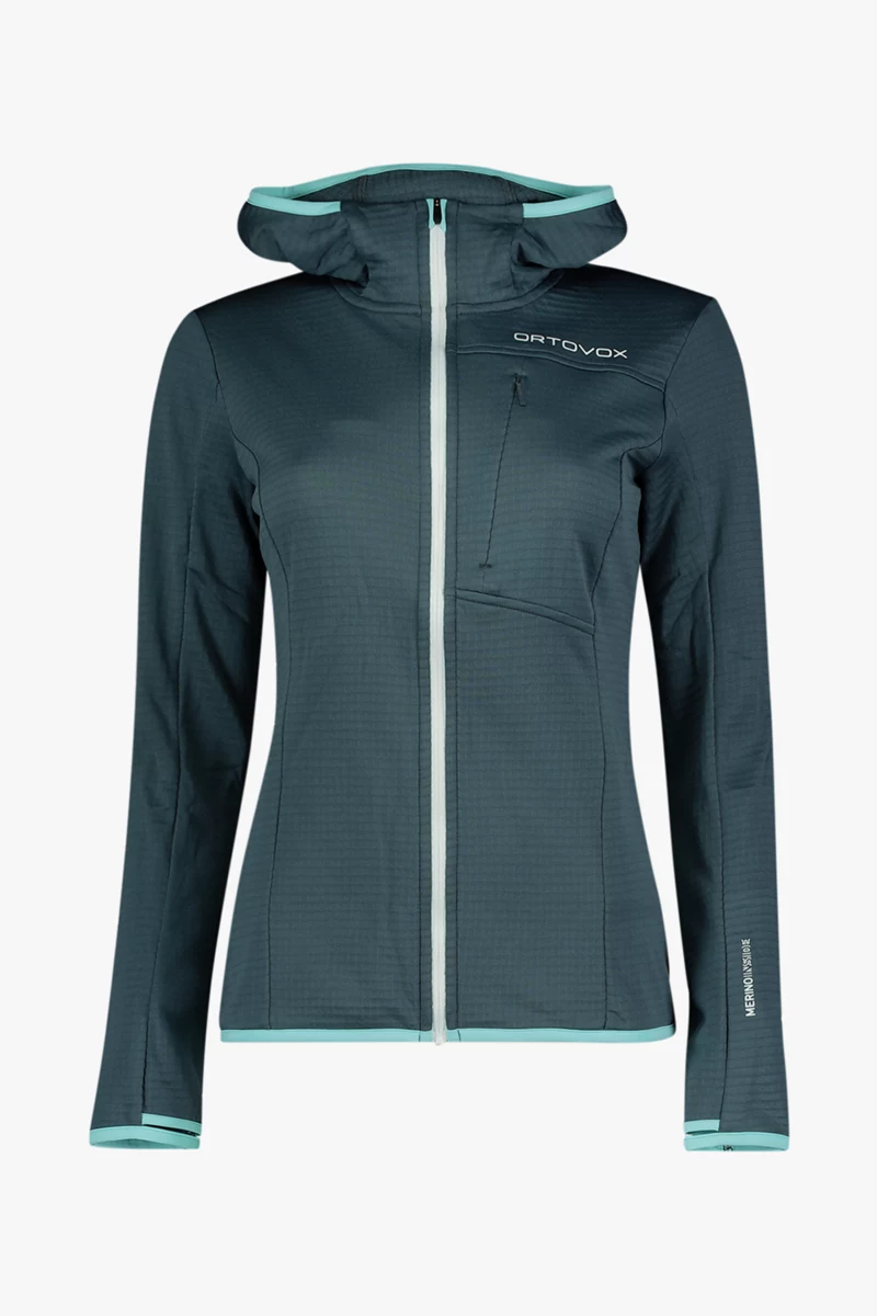Ortovox Fleece Light Grid Hooded Damen Midlayer