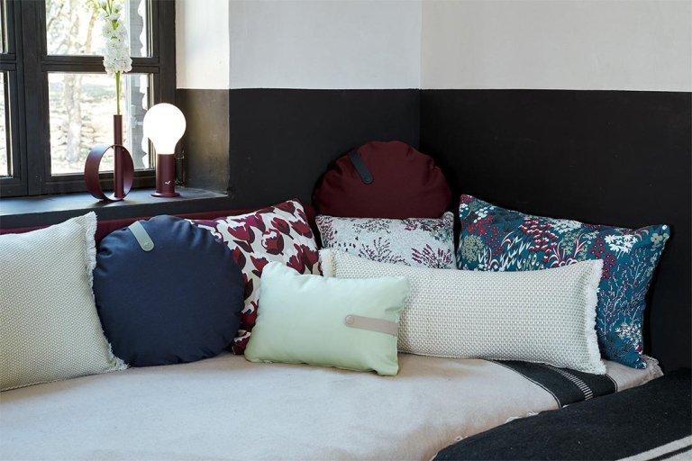 Fermob Color Mix kussen Ø50 Night Blue