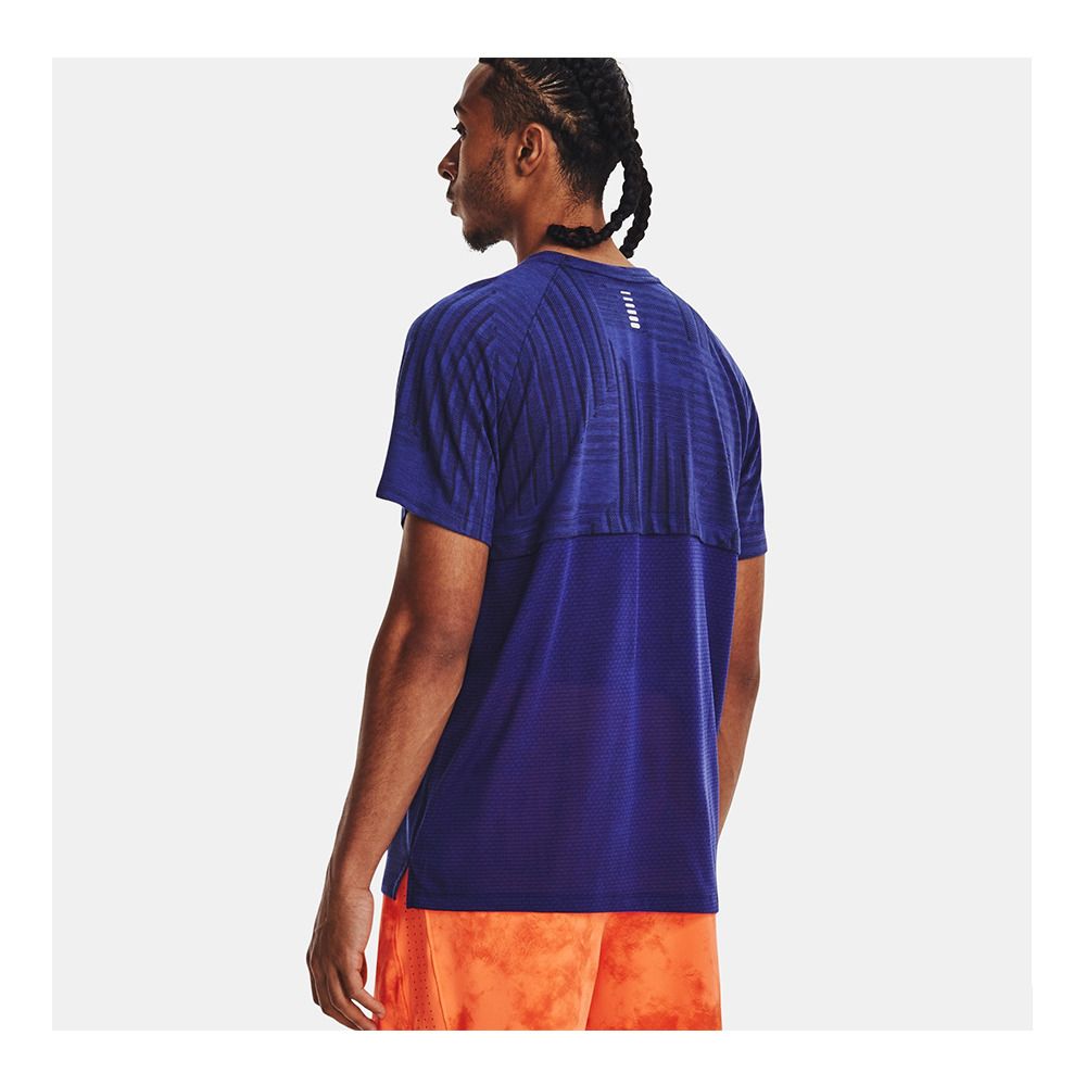 Under Armour UA STREAKER DECO DIAMOND - Maillot Homme sonar blue/black/reflective
