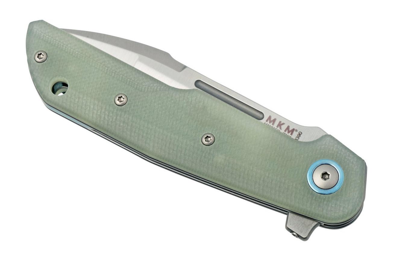 MKM Clap LS01-GN Natural G10 zakmes, Bob Terzuola design