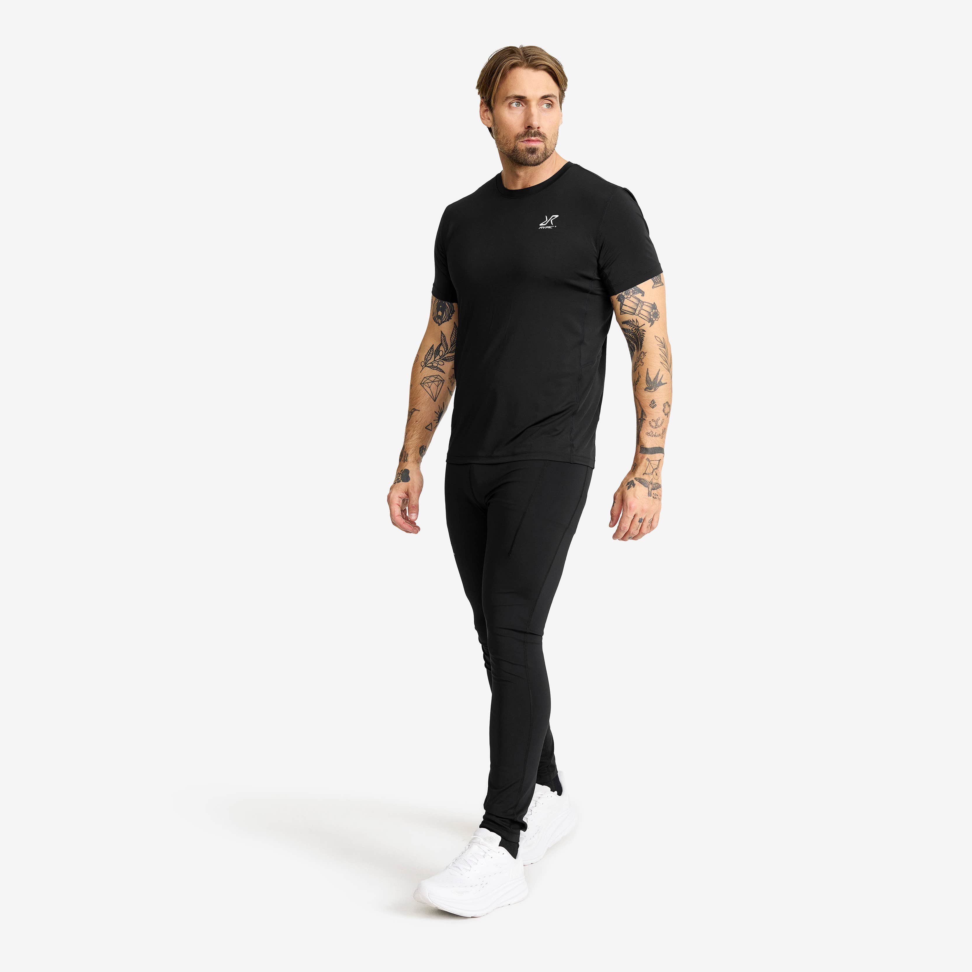 Stride Active T-shirt Herre Black