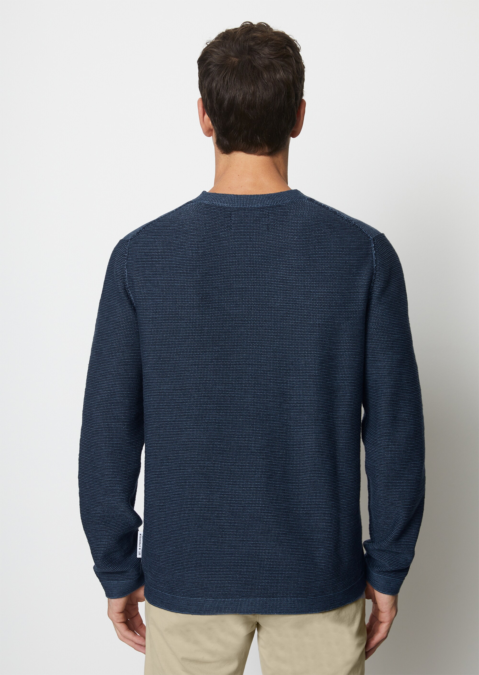 Pullover regular aus Bio-Baumwolle und Leinen