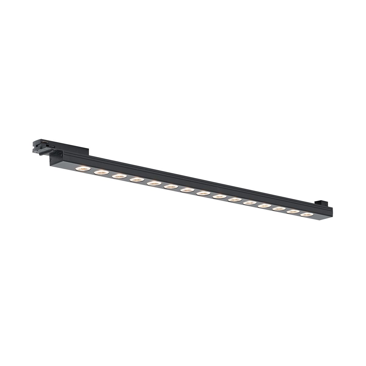 Moderne plafondlamp zwart voor railsysteem 1-fase 15W 1170 lm 3000K - Iconic Tsiri