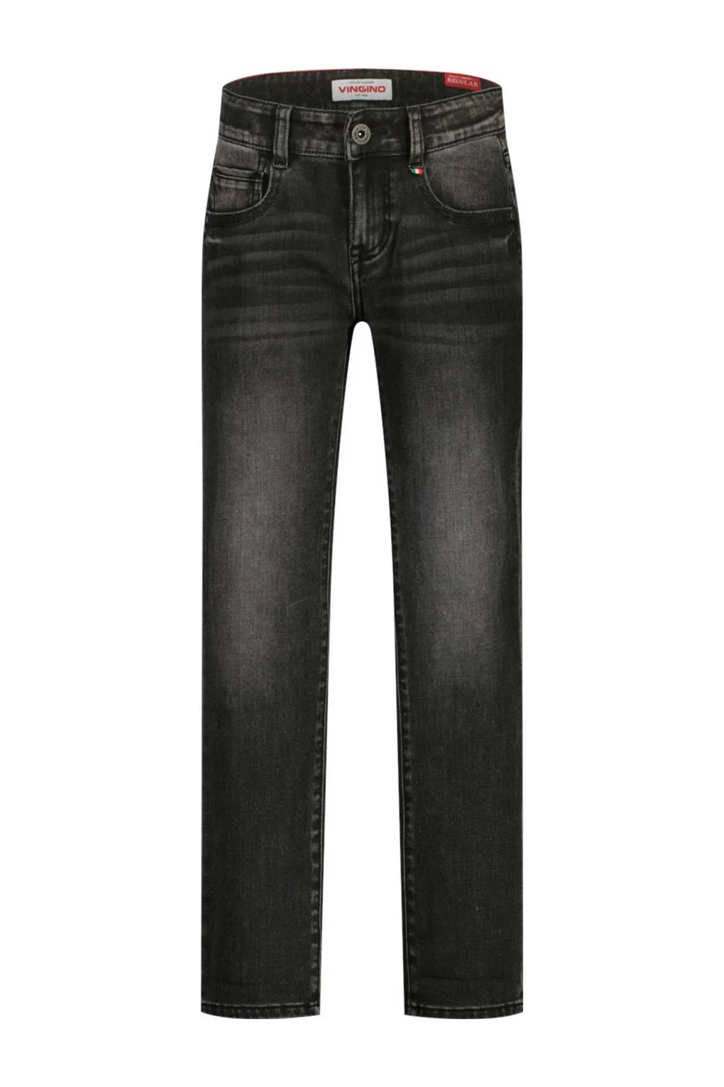 Vingino regular waist regular fit jeans black denim