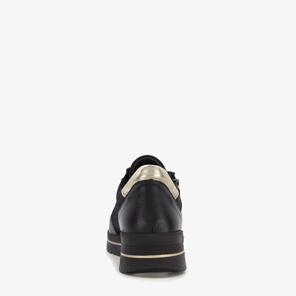 Hush Puppies dames sneakers zwart metallic details
