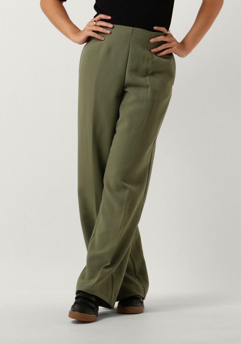 MSCH COPENHAGEN groene msch copenhagen wijde broek mschbarbine hw pants