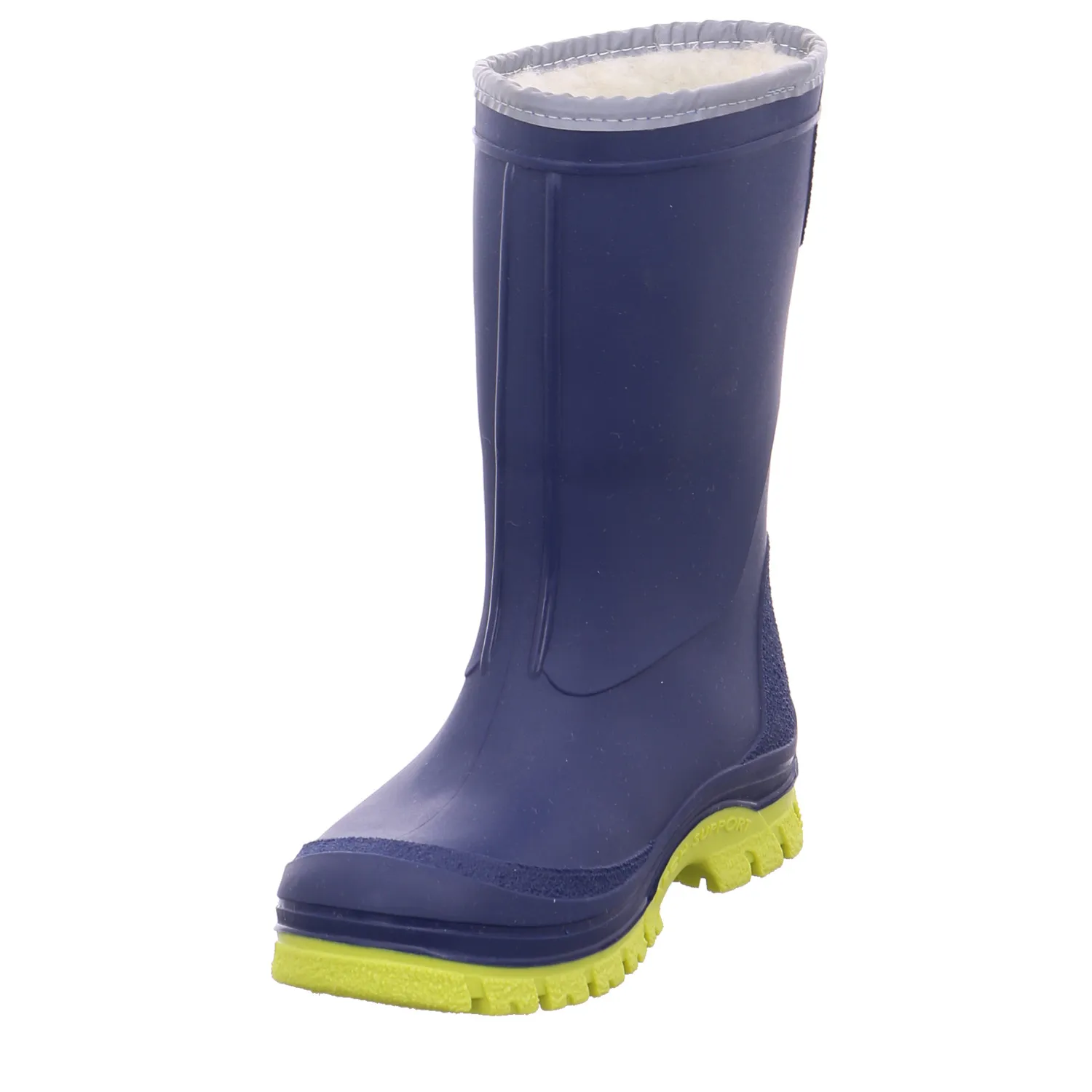 SPIRALE Kinder-Gummistiefel Warmfutter Blau Synthetik