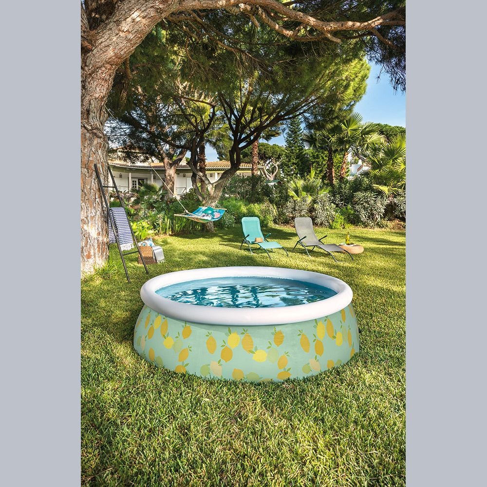 Piscine autoportante motif citron Bestway 2100 L