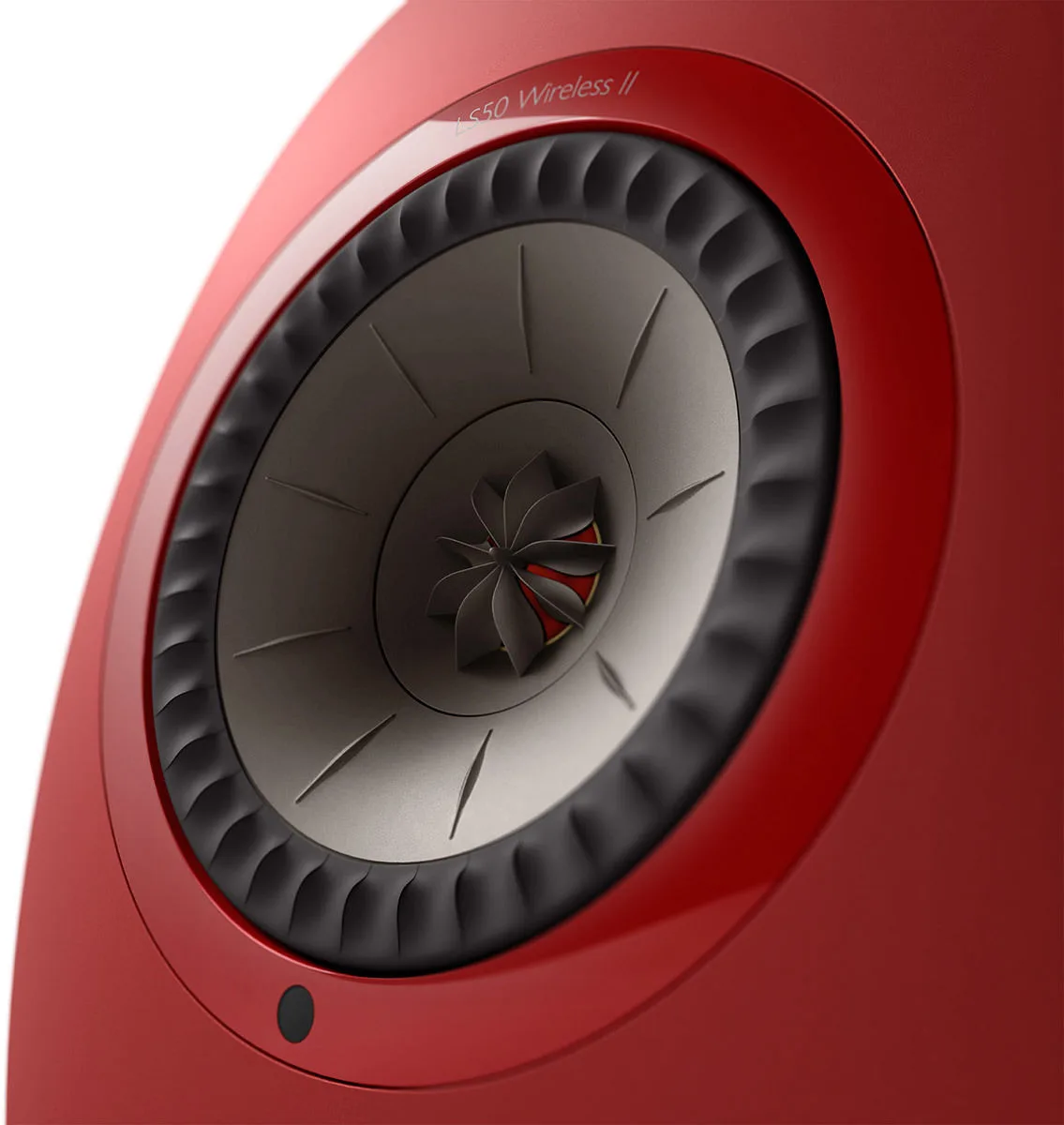KEF LS50 Wireless 2 Rouge laqué Enceintes sans fil hi-fi