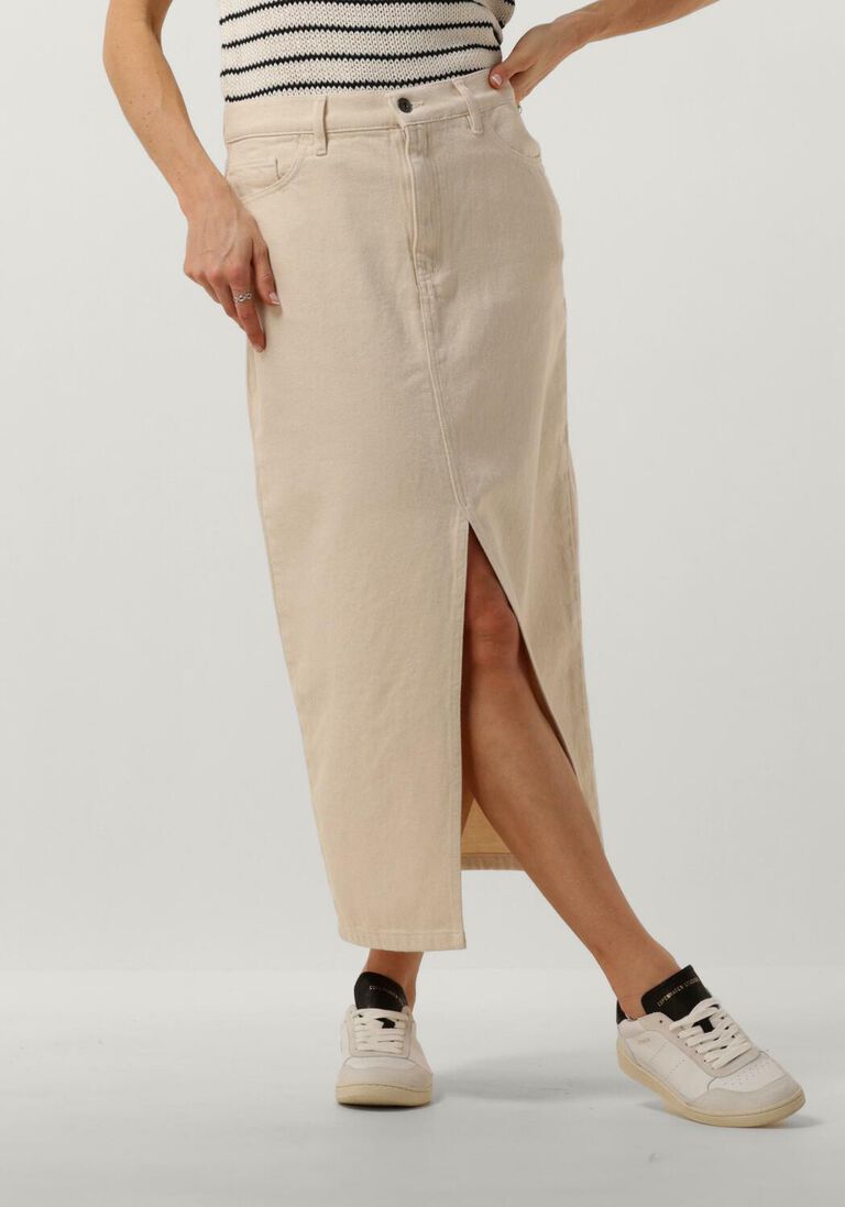 BY-BAR ecru by-bar midirok elba twill skirt