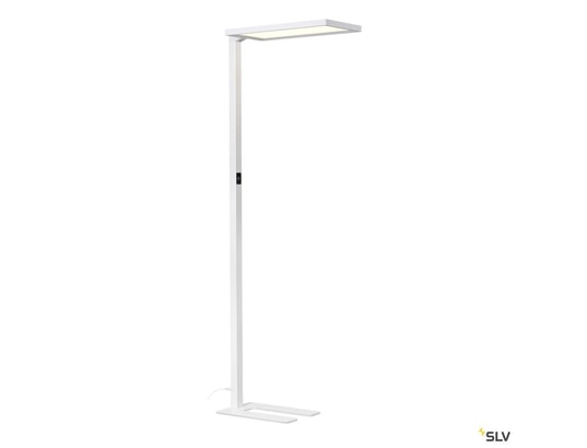 SLV - Lampadaire salon Worklight, lampadaire intérieur, blanc, led, 79w, 4000k, ugr...