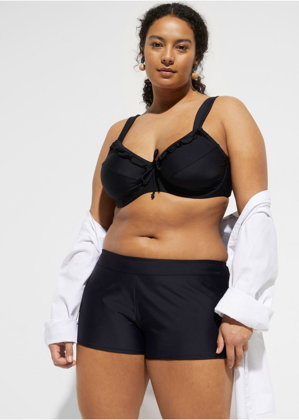 Short de bain avec slip intégré