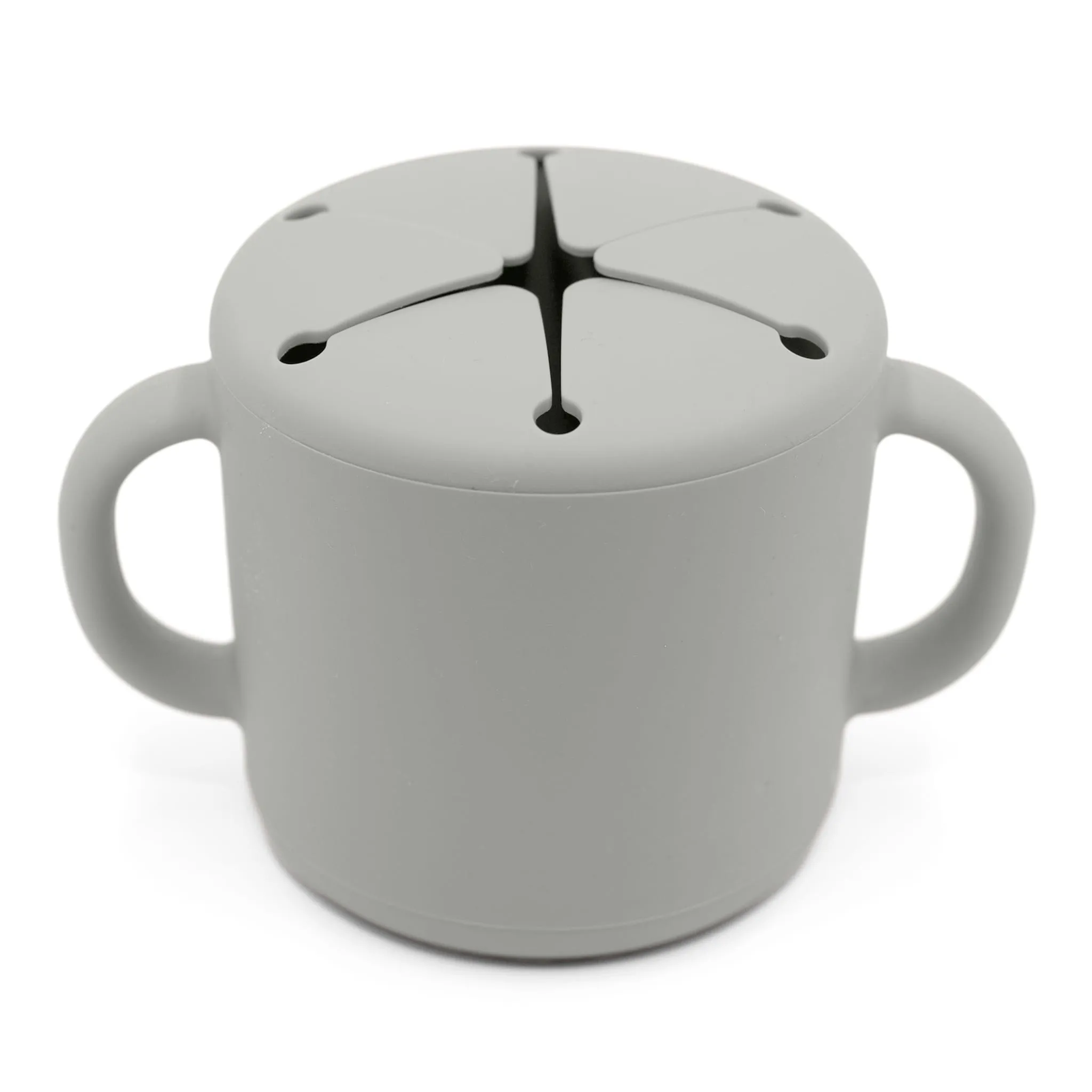 Nouka Bol à Collation Silicone Gris