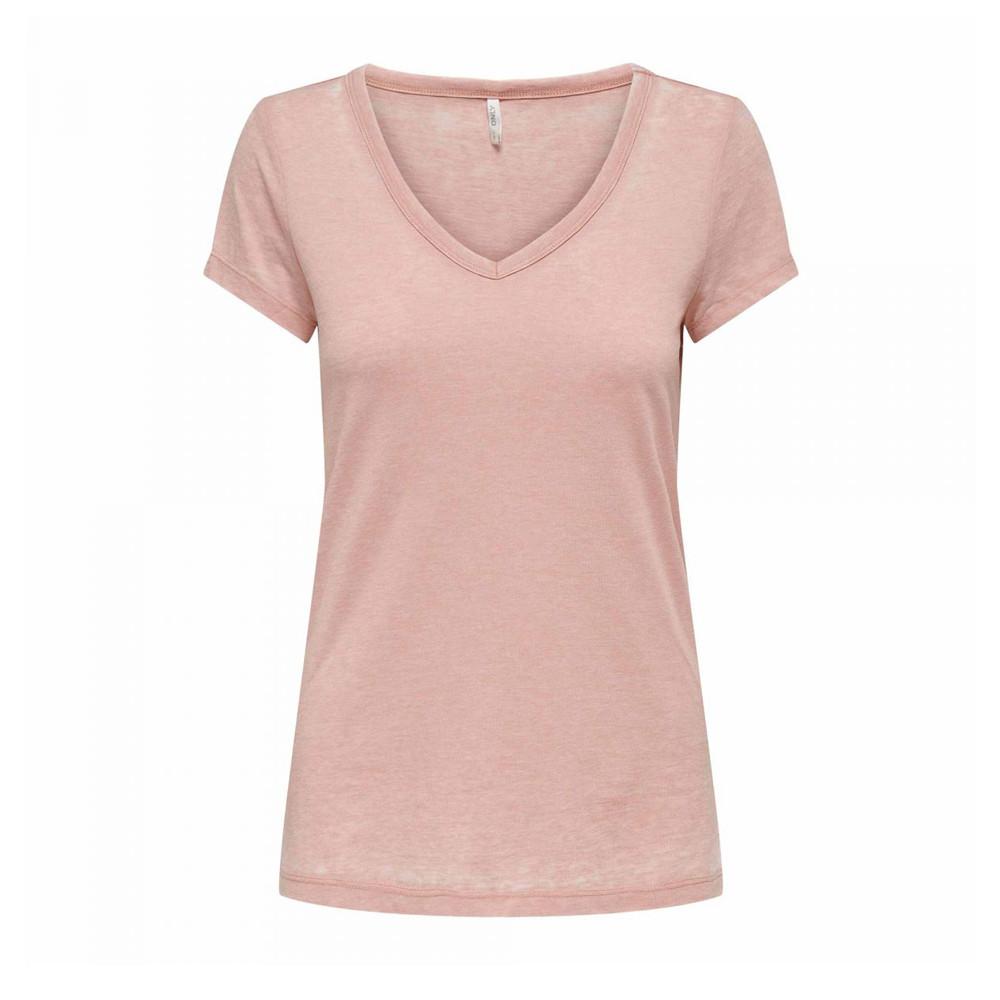 Only T-shirt Rose Femme Only Wrongly