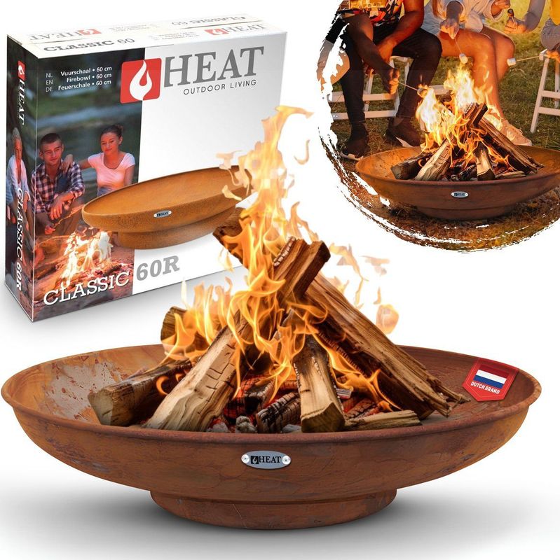 HEAT Vuurschaal Classic - Zwart - Staal
