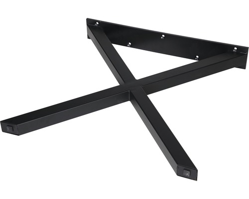 Tafelonderstel X-vorm zwart 710x700 mm 1 stuk