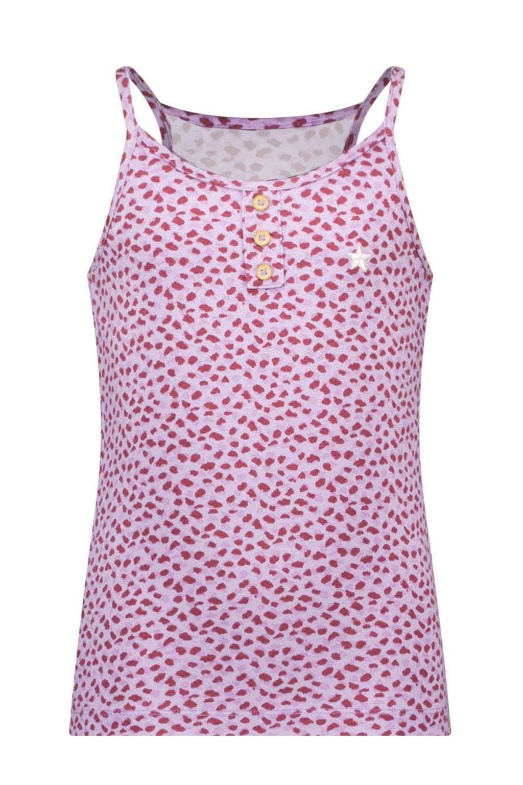 Like Flo singlet met all over print lila/paars