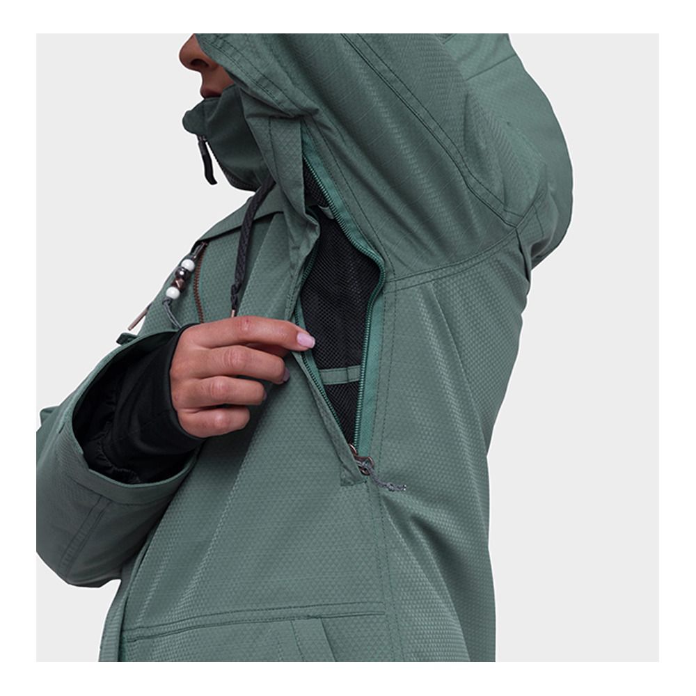 686 SPIRIT - Veste ski Femme cypress green jacquard