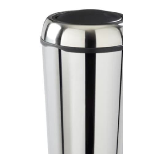 Poubelle métal à couvercle basculant 50L Rossignol