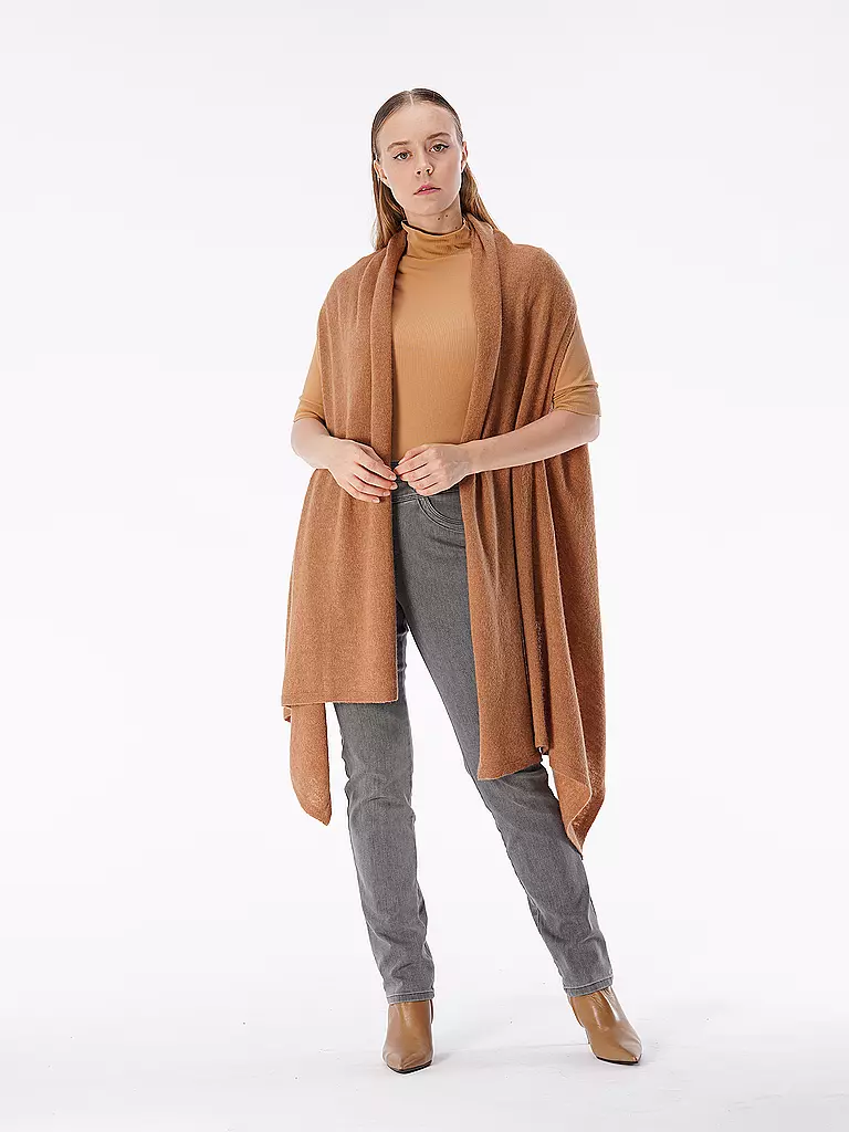 BRAX Schal - Poncho  camel