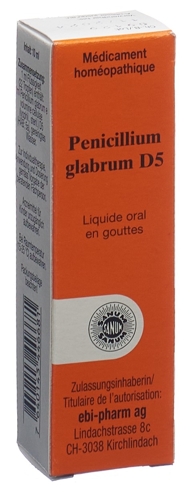 SANUM Penicillium glabrum 5 D<br>10 ml, Flasche, Tropfen zum Einnehmen, Flüssigkeit