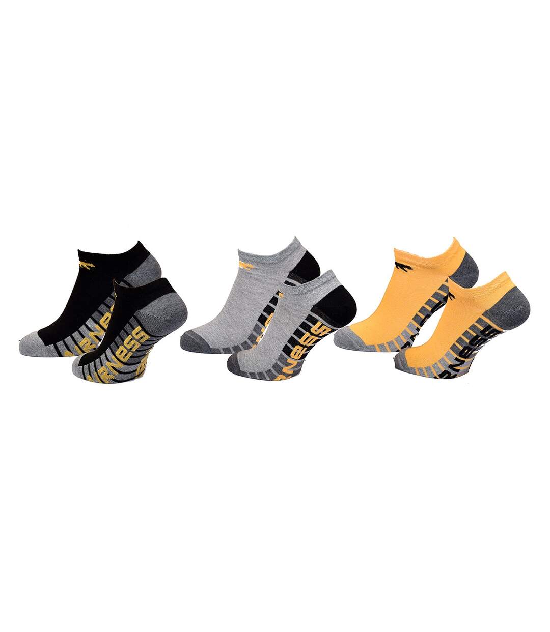 Chaussettes Homme AIRNESS Qualité et Confort-Assortiment modèles photos selon arrivages- Pack de 6 Paires AIRNESS SNEAKER 121473